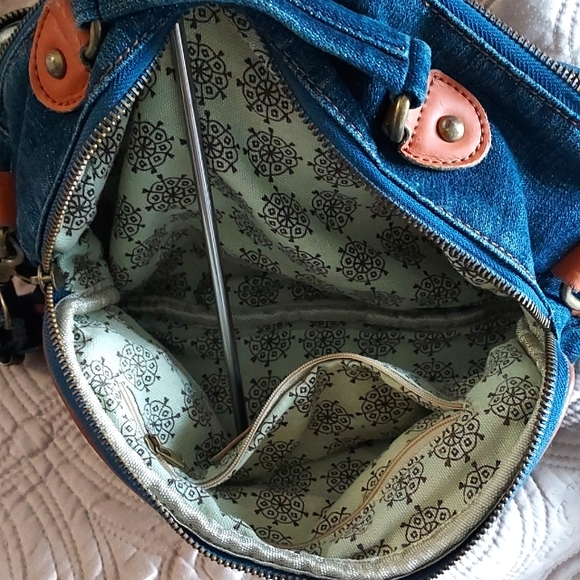 MI•DOU+DENIM CROSSBODY/SHOULDER/SATCHEL BAG - Picture 9 of 13